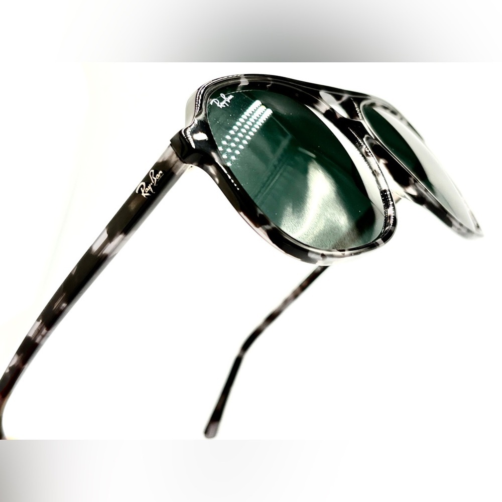 Ray-Ban RB2198 Bill Sunglasses 1333/48 Grey Tortoise 60-145 W/ Case & Box - Picture 10 of 16